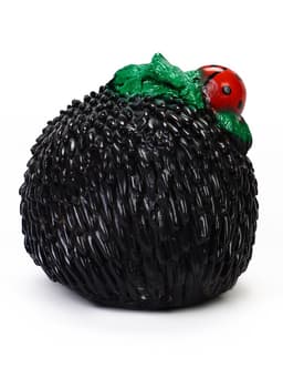 Садовая фигура из гипса «Ёж с божьей коровкой», 24×17×17 см