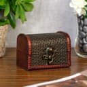 Шкатулка для украшений «Сундучок. Сеточка», дерево, 6×8×5.5 см