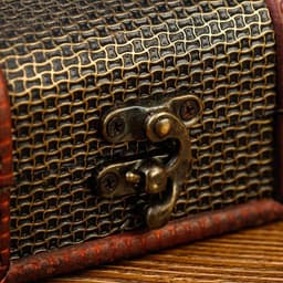 Шкатулка для украшений «Сундучок. Сеточка», дерево, 6×8×5.5 см