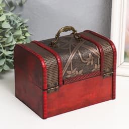 Набор шкатулок для украшений «Сундучок. Листва», дерево, 3 шт.