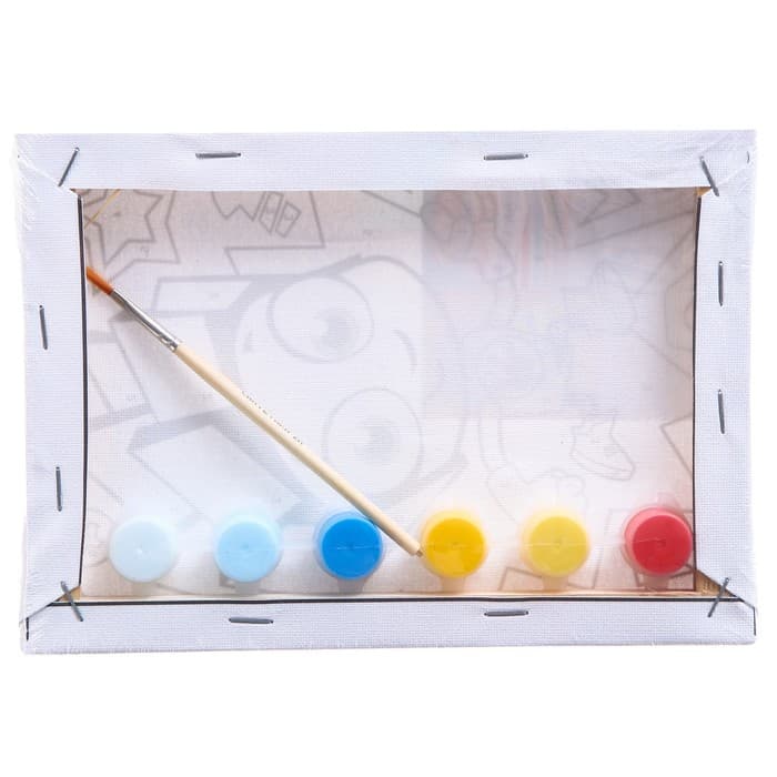 Картина по номерам для детей «Нолик», 21×15 см, Фиксики