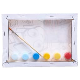 Картина по номерам для детей «Нолик», 21×15 см, Фиксики