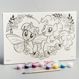Картина по номерам для детей «My Little Pony», 20×30 см