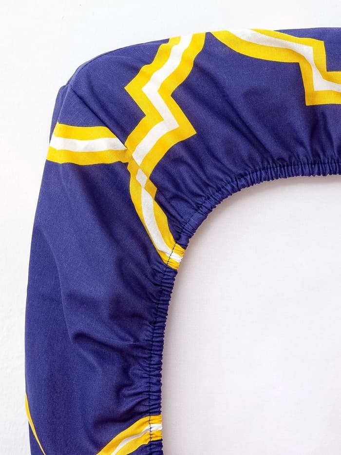 Простыня на резинке 2-спальная «Этель. Вечер в Морокко», 160×200+20 см, поплин