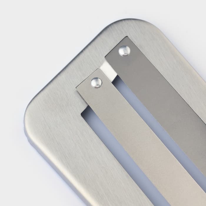 Шинковка Доляна, 30 см, нержавеющая сталь, красная