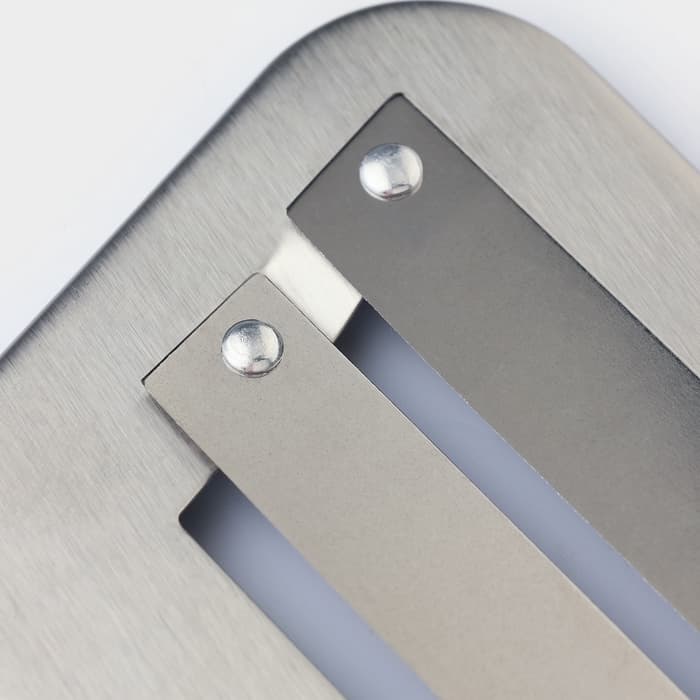 Шинковка Доляна, 30 см, нержавеющая сталь, красная