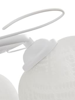 Люстра BayerLux 6591203/5, E27, 40 Вт, белая, 55×55×24 см