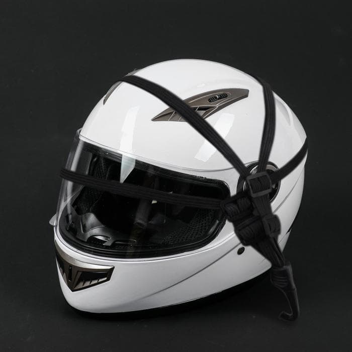 Стяжка для мотошлема, регулируемая 60-90 см, пластик, текстиль, пластик