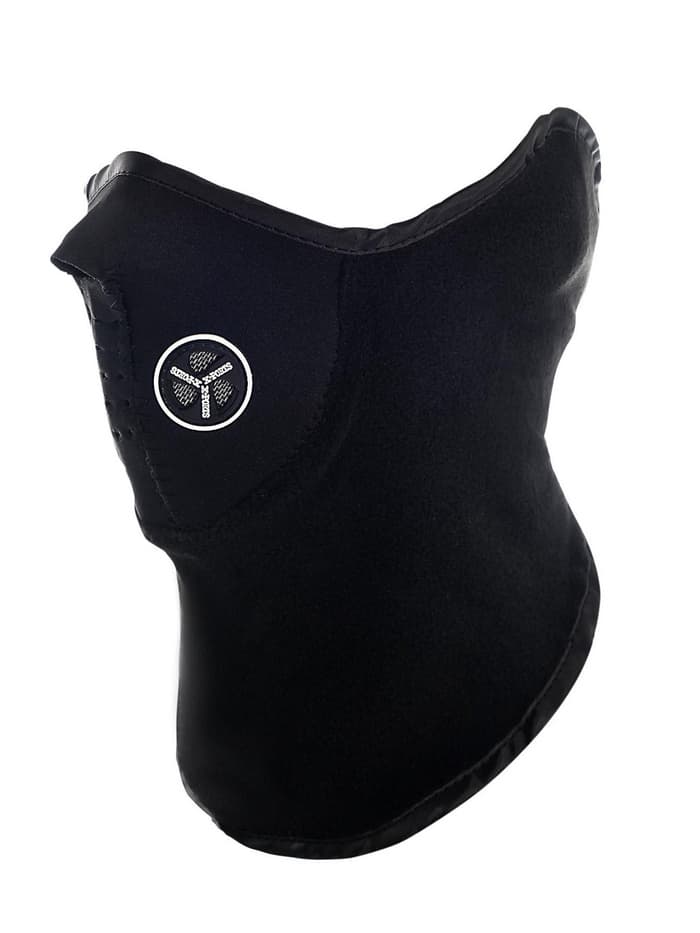 Ветрозащитная маска с клапаном, чёрный, полиэстер, универсальная