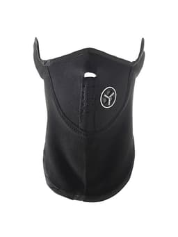 Ветрозащитная маска с клапаном, чёрный, полиэстер, универсальная