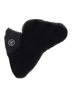 Ветрозащитная маска с клапаном, чёрный, полиэстер, универсальная