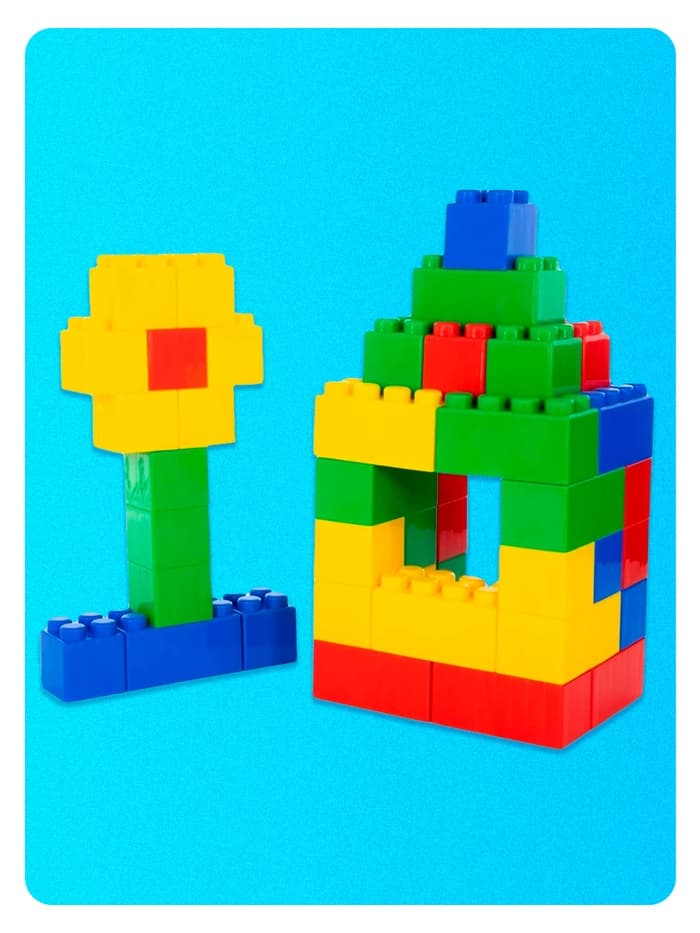 Конструктор строительный XXL, 45 деталей