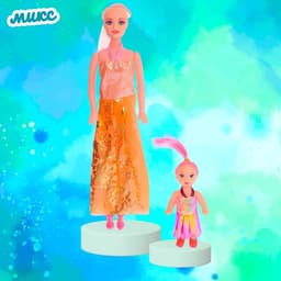 Кукла-модель «Каролина» с малышкой, МИКС