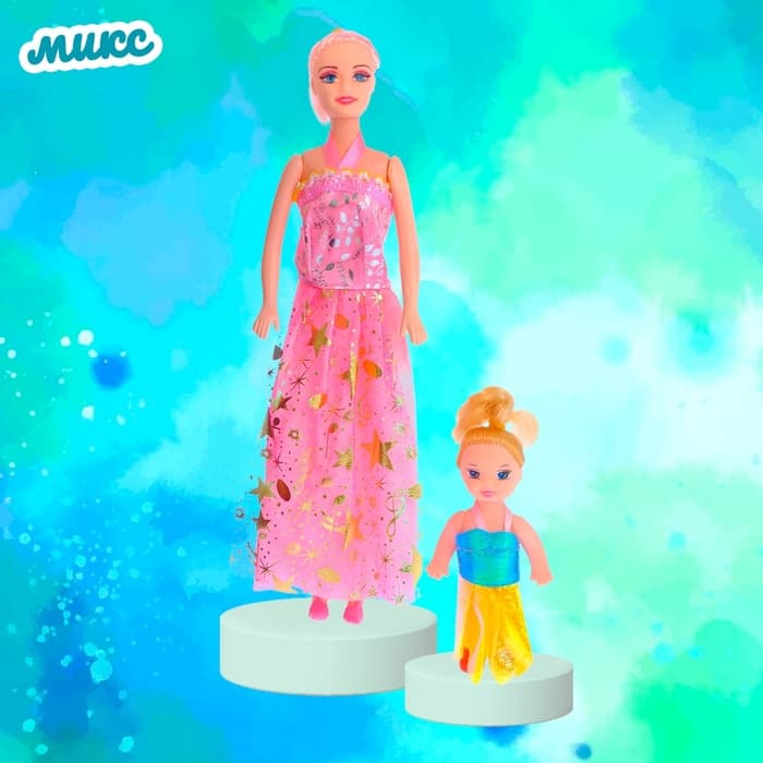 Кукла-модель «Каролина» с малышкой, МИКС