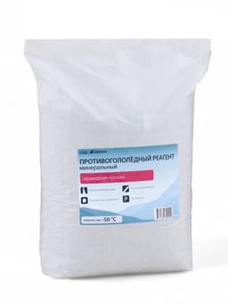 Реагент противогололёдный, мраморная крошка, 20 кг, работает от -30 °C до -50 °C, в мешке, Greengo