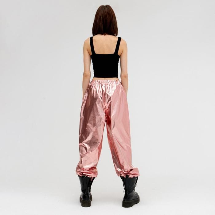 Брюки женские MINAKU: Trend zone, розовые, размер 38 (рост 152 см)