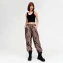 Брюки женские MINAKU: Trend zone, медные, размер 38 (рост 152 см)