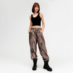 Брюки женские MINAKU: Trend zone, медные, размер 38 (рост 152 см)