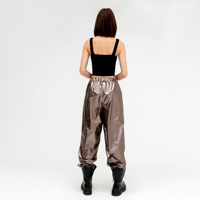 Брюки женские MINAKU: Trend zone, медные, размер 40 (рост 158 см)