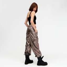 Брюки женские MINAKU: Trend zone, медные, размер 40 (рост 158 см)