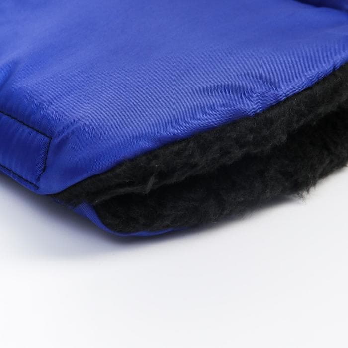 Варежки-муфты на ручку коляски, 2 шт., синяя