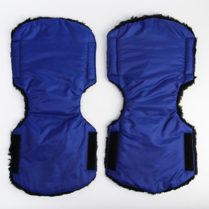 Варежки-муфты на ручку коляски, 2 шт., синяя