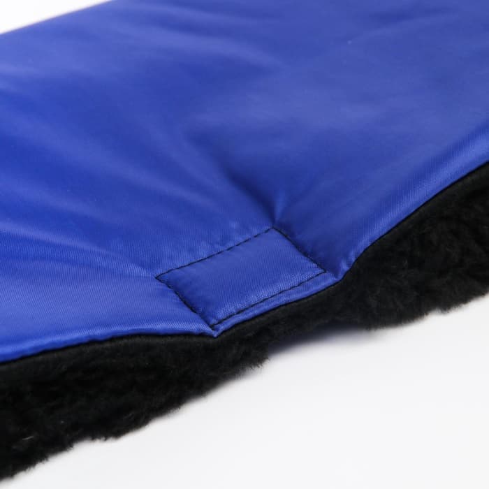 Муфта на ручку коляски, синяя