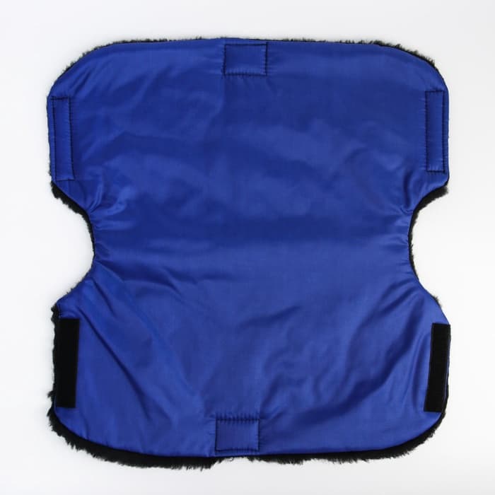 Муфта на ручку коляски, синяя