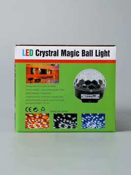 Ночник проектор «Хрустальный диско-шар» 17.5 см, динамик, свечение RGB, 220 В