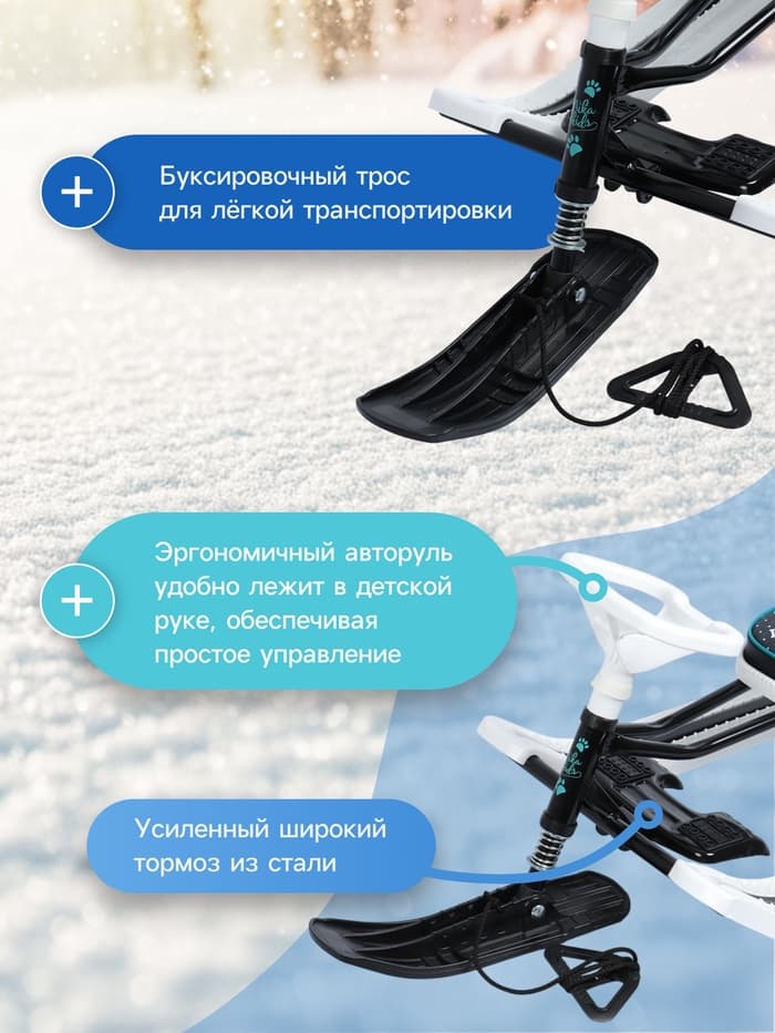 Снегокат «Тимка Спорт 2+» Болонка, ТС2+/БЛ Nika Kids