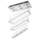 Каскад BayerLux «71307/6», GU10, 40 Вт, хром, 60×30×85 см