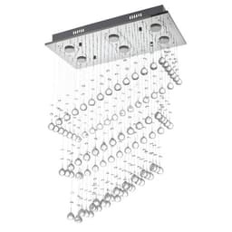 Каскад BayerLux «71307/6», GU10, 40 Вт, хром, 60×30×85 см