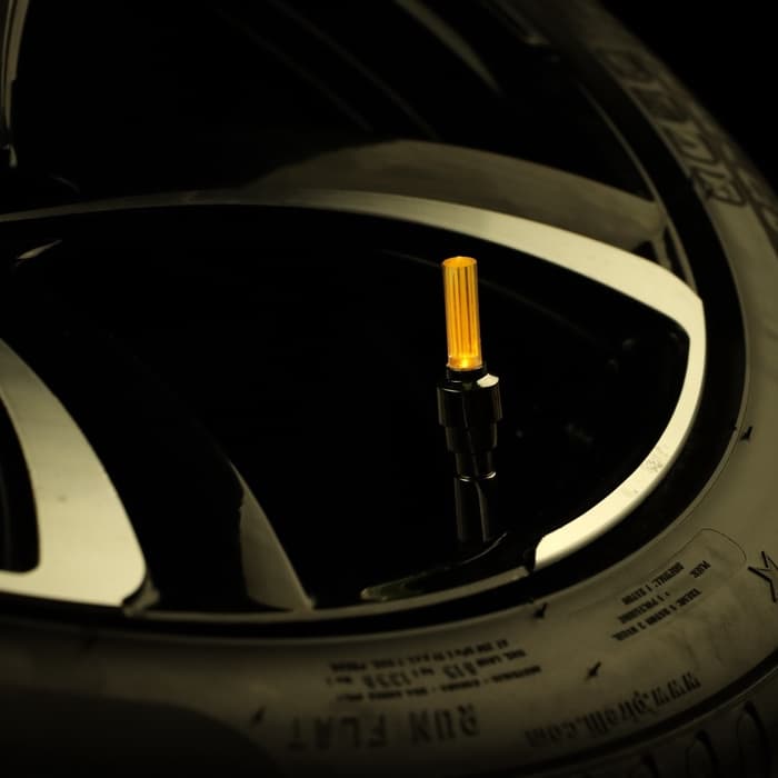 Светящийся колпачок на ниппель Cartage, малый, набор 2 шт., микс