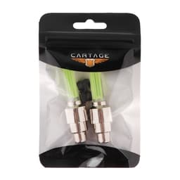 Светящийся колпачок на ниппель Cartage, малый, набор 2 шт., микс