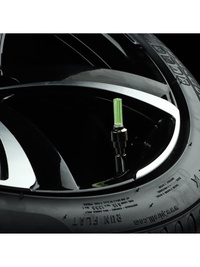 Светящийся колпачок на ниппель Cartage, малый, набор 2 шт., микс