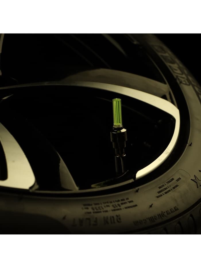 Светящийся колпачок на ниппель Cartage, малый, набор 2 шт., микс