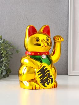 Маятник настольный антистресс «Кот: Манэки-нэко», h=21 см