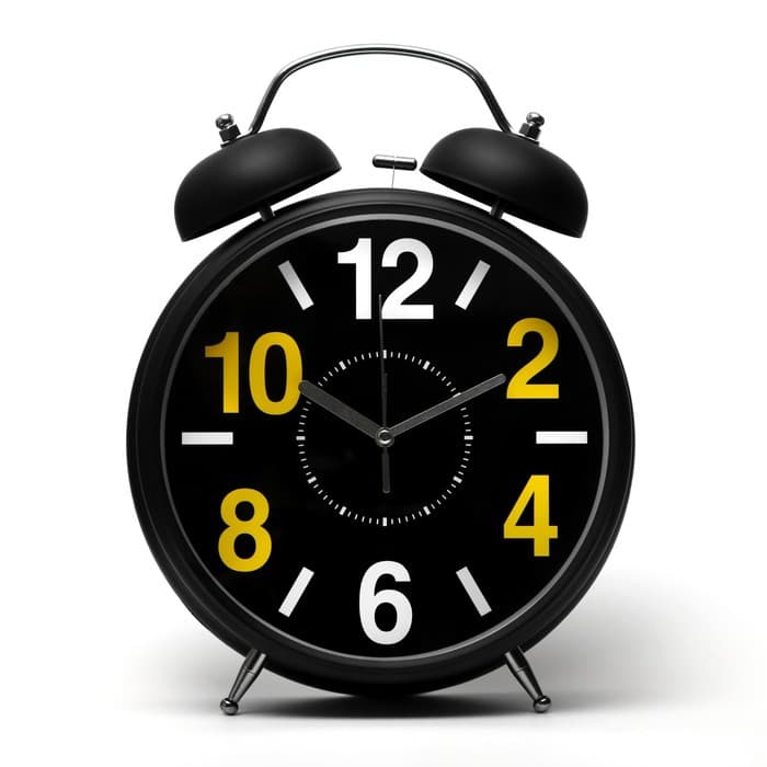 Будильник «Циферки», дискретный ход, d=20 см, 30×23 см, от батареек АА×2