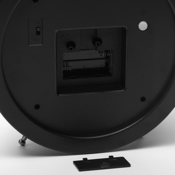 Будильник «Циферки», дискретный ход, d=20 см, 30×23 см, от батареек АА×2