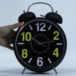 Будильник «Циферки», дискретный ход, d=20 см, 30×23 см, от батареек АА×2