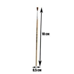 Кисть для рисования, пони, № 5, круглая, деревянная ручка, международный размер