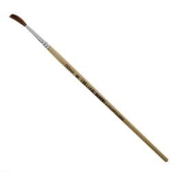 Кисть для рисования, пони, № 6, круглая, деревянная ручка, международный размер