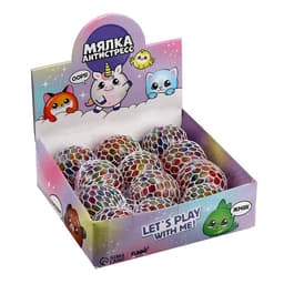 Антистресс сквиш мялка Funny toys «Let's play with me», с гидрогелем, в шоубоксе, МИКС