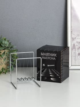 Маятник настольный антистресс «Шары техно», каркас, 11×9×9 см