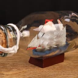 Корабль в бутылке «Боливар», фигурка, 11×5×6 см