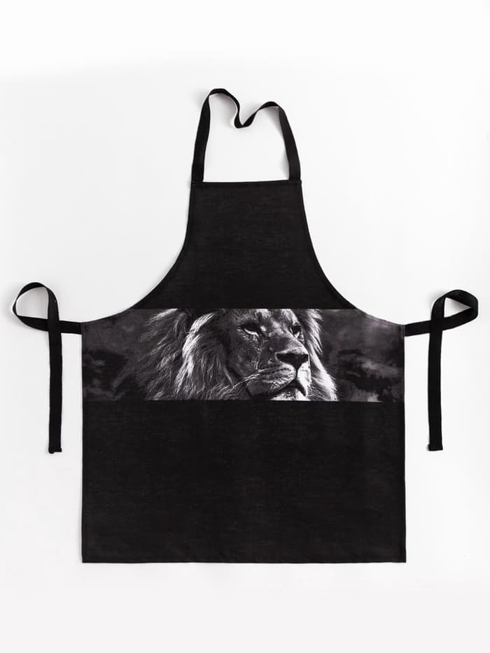 Фартук кухонный мужской «Доляна. Самый лучший мужчина», 70×60 см, 100% хлопок, 160 г/м², чёрный