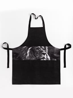 Фартук кухонный мужской «Доляна. Самый лучший мужчина», 70×60 см, 100% хлопок, 160 г/м², чёрный