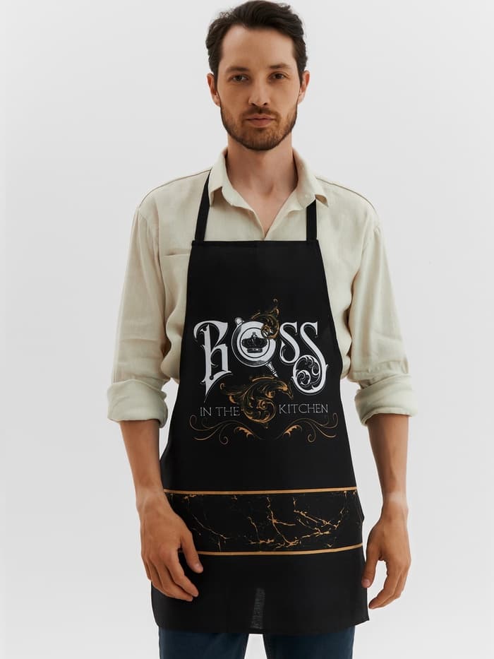 Фартук «Доляна» Boss, 70×60 см, 100% хлопок, 160 г/м²