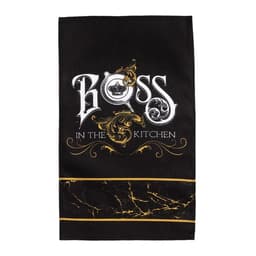Кухонный набор Boss: фартук 70×60 см, прихватка 20×20 см, полотенце 35×60 см