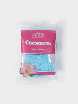 Губка для тела «Свежесть», 13×9×4 см, МИКС